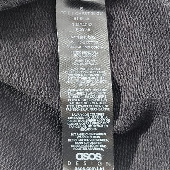 ASOS Design Button Up Long Sleeve Cardigan Shacket Black Unisex S NWOT - Picture 7 of 9